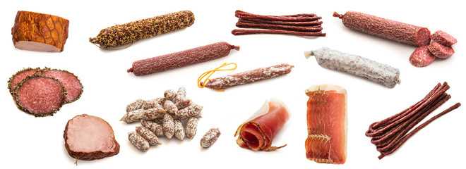 meat products isolated