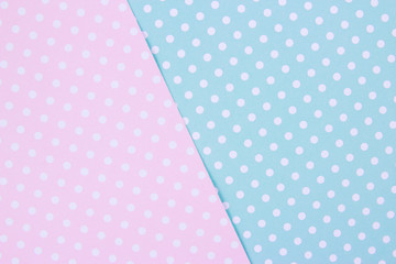 soft pink and light blue pastel colored paper background, minimal concept
