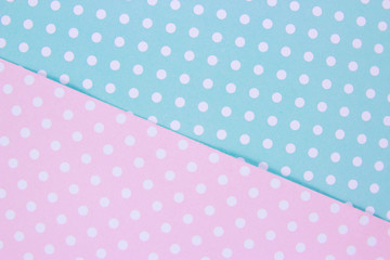 soft pink and light blue pastel colored paper background, minimal concept