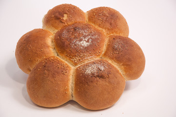 Loaf of Bread Isolated on White Background