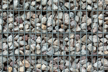 Gabionen Steinwand