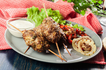 Tasty kofta kebab