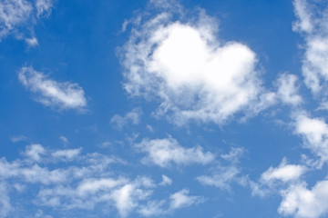 blue sky clouds background