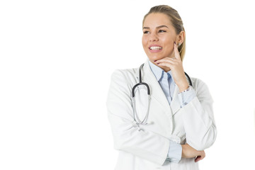 Fototapeta premium Pretty young female doctor