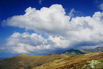 Alpine landscape in Tarcu Mountains, Carpathians, Romania, Europe