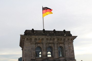 Germany flag building and sky summer season