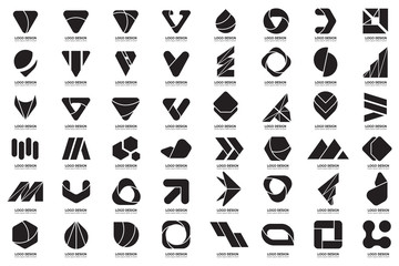 Modern Minimal Vector Logo for banner