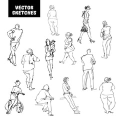 Vector set of sketches