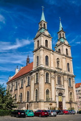 Fototapeta na wymiar Brzeg, Kreuzerhöhungskirche