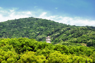 Fototapeta na wymiar Lingshan Grand Buddha Scenic Area Wuxi