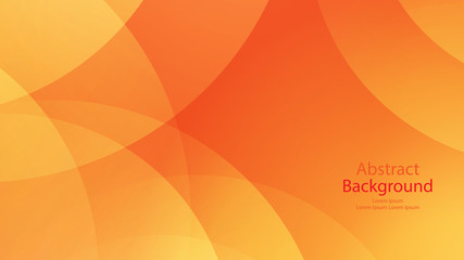 Warm tone and Orange color background abstract art vector