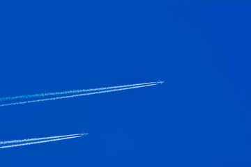 Two Airplanes in the Sky