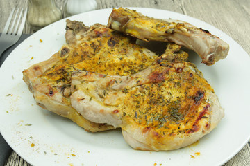 côtes de porc