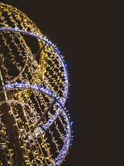 Christmas street decorations - festive lights