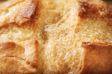 wheat bun close-up