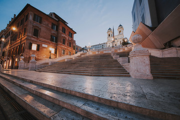 Beautiful Piazza di Spagna in Rome