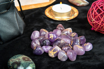 Magic runes of stone