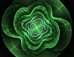 Fototapeta premium abstract flower fractal shape
