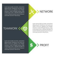 Obraz premium Creative Business Infographic Design