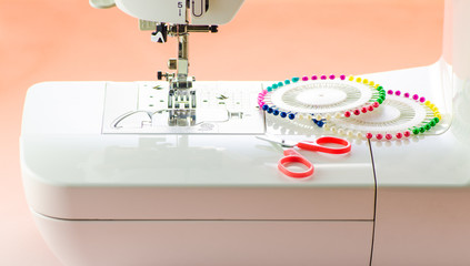 Sewing machine and sewing supplies
