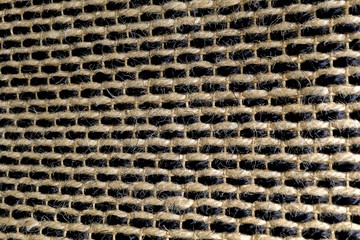 Closed Up of Square Texture of Basket Weave Pattern