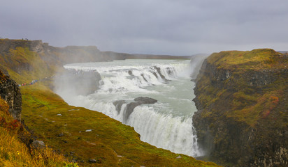 Gullfoss Waterfall in Iceland