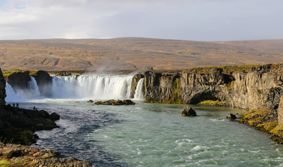 Godafoss waterfall in Iceland