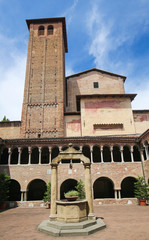 Fototapeta premium Bologna, Italy - Basilica of Santo Stefano