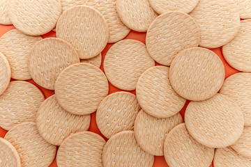 Orange texture cookies