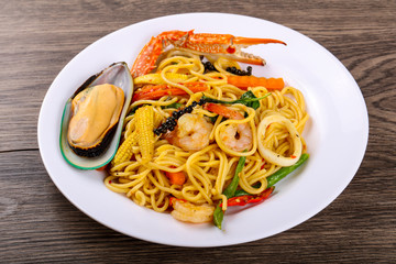 Seafood spaghetti