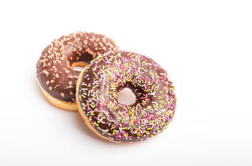 donuts isolated on a white background
