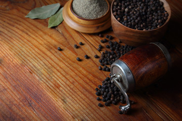 hot spicy pepper in a plate on wooden table