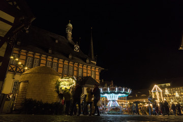 Fototapeta na wymiar Christmas Market in Wernigerode ( Harz / Germany )
