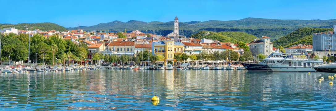 Resort town Crikvenica. Istria, Croatia
