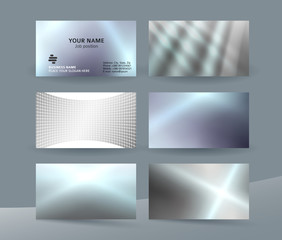 business card set background design for corporate style07