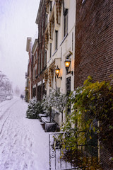 First snow of the year,Leiden, Netherlands