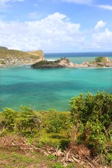 Dennery Bay Landscape Saint Lucia