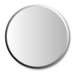 Blank Isolated Round Button
