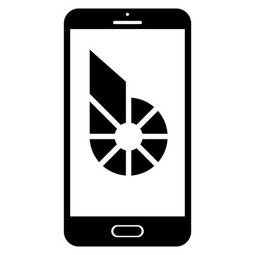 Antshare Icon On Smathphone Screen Isolated
