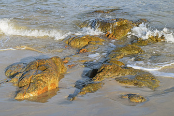 Rocks on the beach