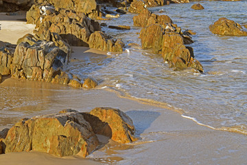 Rocks on the beach