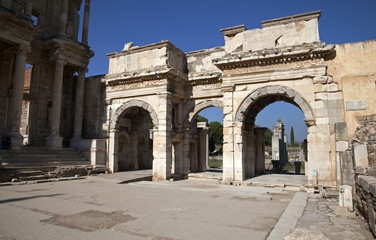 Fototapeta na wymiar The ruins of Ephesus