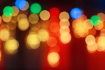 New Year's background with a piece