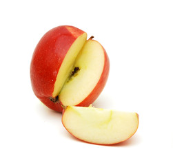 apple on white