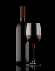 Bottle of red wine