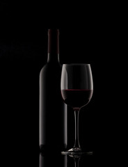 Bottle of red wine