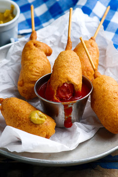 Mini Corn Dog.style Rustic.