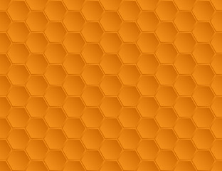 Seamless pattern of hexagons