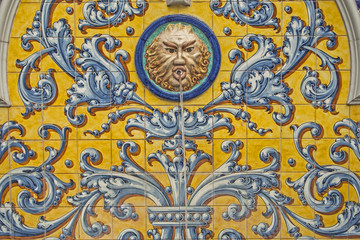 ceramic fountain of Talavera de la Reina, talavera ceramics