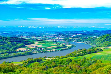 Obraz premium Danube in Austria